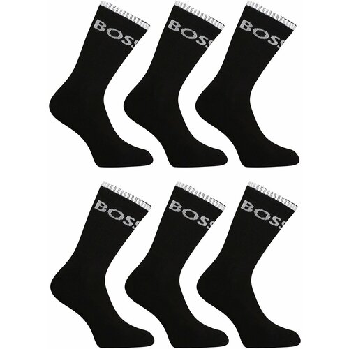 Hugo Boss 6PACK socks high black Slike