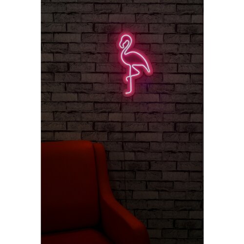 Zidna dekoracija Flamingo LED, roze Slike