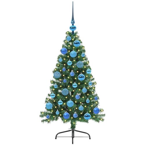 Umjetno predsvijetljeno božićno drvce Zelena 120 cm PVC Slike