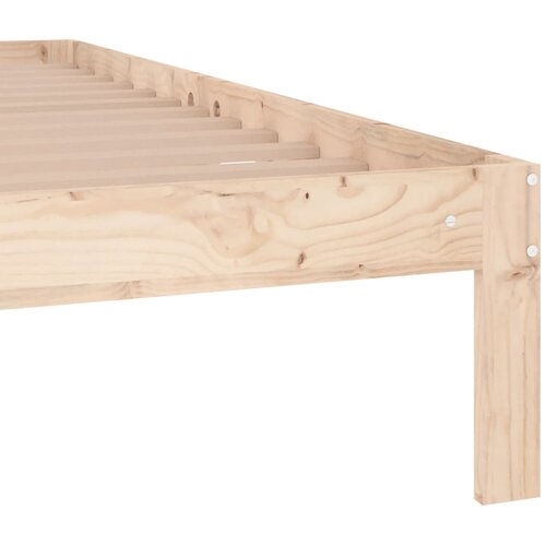  Okvir za krevet od masivnog drva 150 x 200 cm veliki bračni Slike