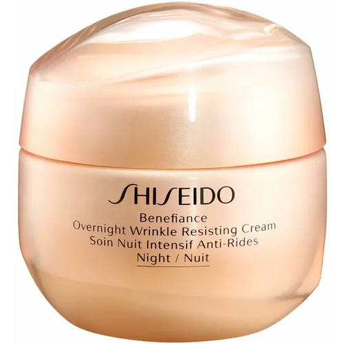 Shiseido benefiance overnight wrinkle resisting cream nočna krema proti gubam 50 ml za ženske