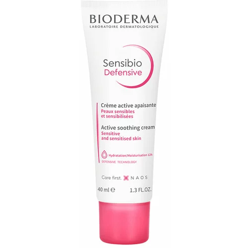 Bioderma Sensibio Defensive Active Soothing Cream dnevna krema za obraz 40 ml za ženske