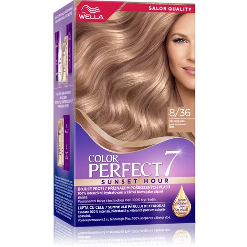 Wella Color Perfect Sunset Hour barva za lase 8/36 Blond Rosé 1 kos Cene