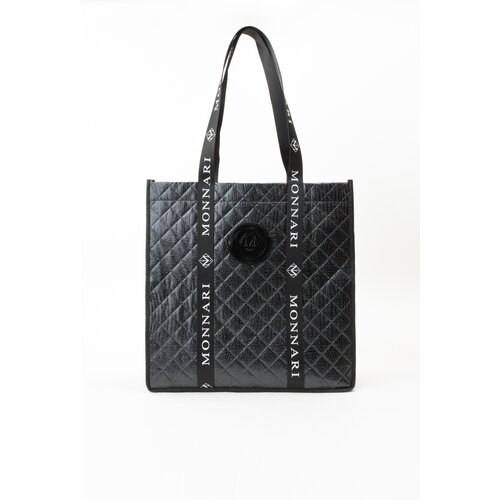 Monnari Woman's Bags Quilted Shopping Shopper Multi Black Slike