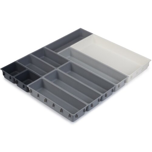Shumee Blox grau 10-tlg. Schubladen-Organizer-Set Slike