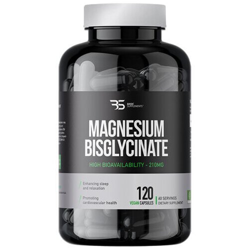 Basic Supplements Magnezijum Bisglicinat, 120 kapsula Cene