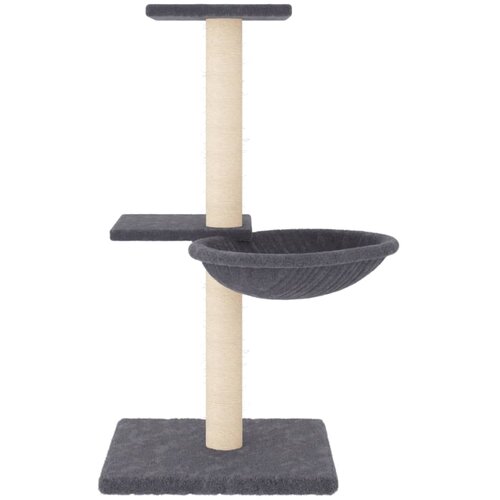  Penjalica za mačke sa stupovima za grebanje tamnosiva 72 cm Slike