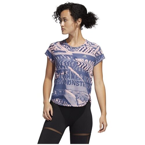 Adidas Majice s kratkimi rokavi Own The Run Tee pisana Cene
