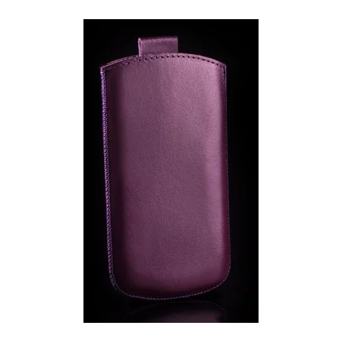 Univerzalna usnjena torbica 147x74mm - pravo usnje - vijolična