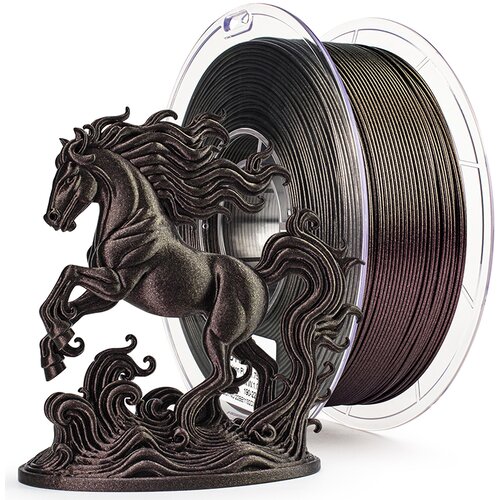 Ziro chameleon pla filament 1.75 mm &ndash; scarlet gold luster Cene