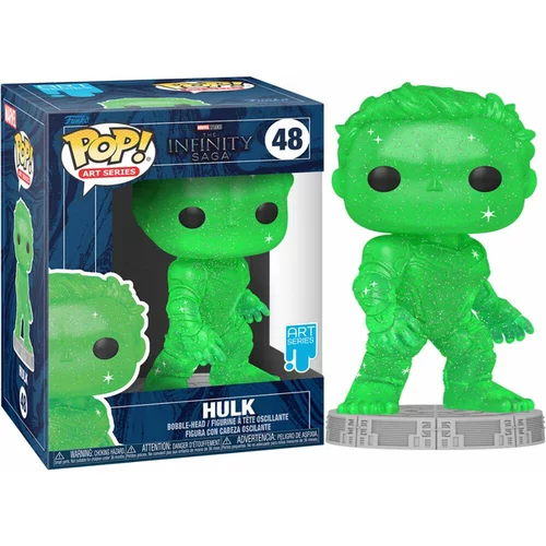 Funko Avengers Infinity Saga Hulk Green Artist Series Pop! Vinyl Figure with Pop! Protector Case, (20499250)