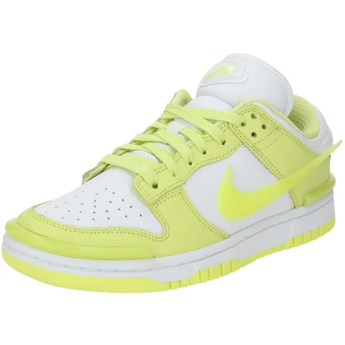 Nike Sportswear Nizke superge 'DUNK TWIST' svetlo zelena / bela