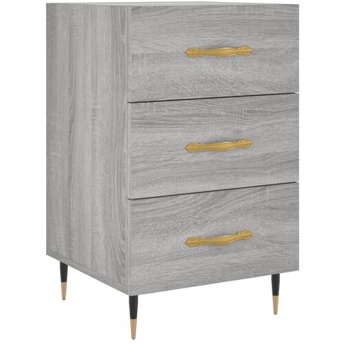 Maison Chic Nočna omarica - Nočna miza siva sonoma 40x40x66 cm inženirski les, (21689858) Cene