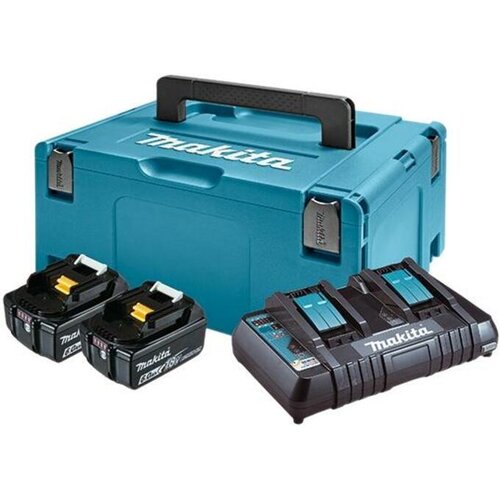 Makita power set LXT v MakPac kovčku, 2 x BL1860B, 1 x DC18RD (6,0 Ah) Cene