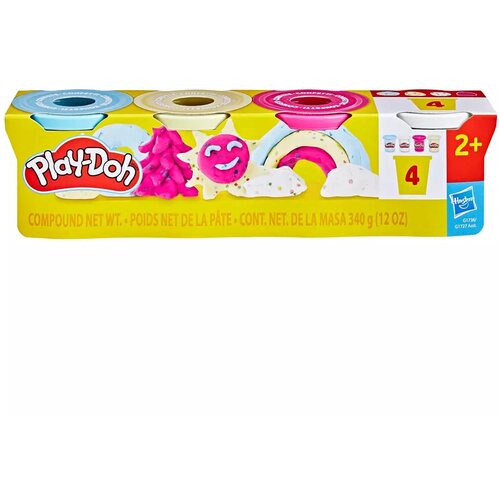 Hasbro Play-Doh: Posebna plastelina, komplet s 4 lončki - Slike
