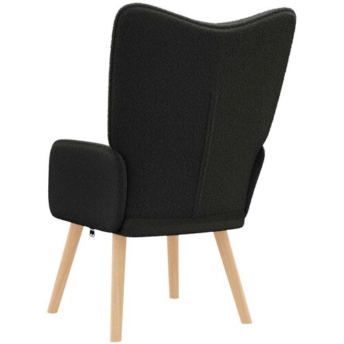  Fotelja Crna 62 x 67 x 95,5 cm Sherpa Tkanina Slike