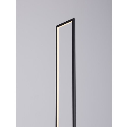 Nova Luce Črna LED stoječa svetilka (vi&amp;scaron;ina 161 cm) Lithos &amp;ndash; Slike