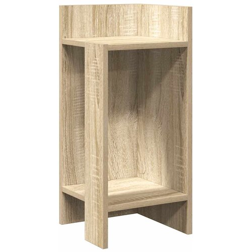  Pomoćni stolići 2 kom s policom boja hrasta sonome 25,5x27x60cm Slike