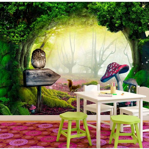  Tapeta - Owlish corner 200x140 Slike