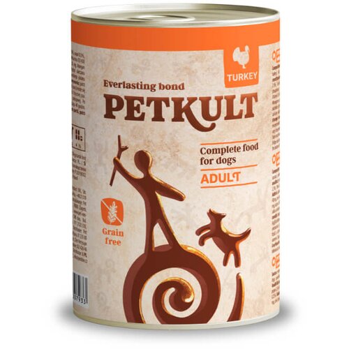 Petkult dog adult - puran 400 g Cene