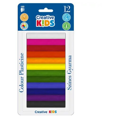 ICO ICO: Creative kids 12-delni komplet barvnega plastelina 165g Cene