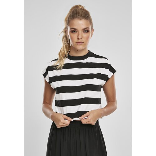Urban Classics Women's T-shirt Stripe Short Tee black/white Cijene
