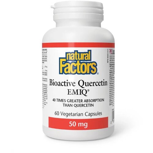 Natural Factors bioaktivni enzimski modifikovani kvercetin emiq, 50mg, 60 kapsula Cene