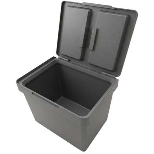 Elletipi Siva plastična kanta za smeće 3x12 l za odvojeni otpad/ugradbena Metropolis Flip-up &amp;ndash; Slike