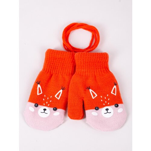 Yoclub Kids's Girls' 1-Finger Mittens Gloves RED-0117G-AA1A-014 Cijene