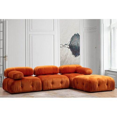 Atelier Del Sofa Ugaona sofa Bubble Corner (L1-O1-1R -Puf) - Cene
