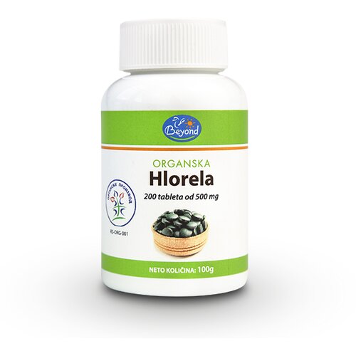 Beyond Hlorela u tabletama organic 500mg 100g Slike