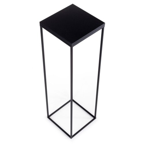  Stalak za cveće BASICLOFT 80x24 crni Slike