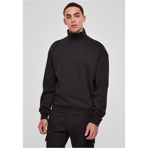 UC Men High Rib Neck Crew black Slike