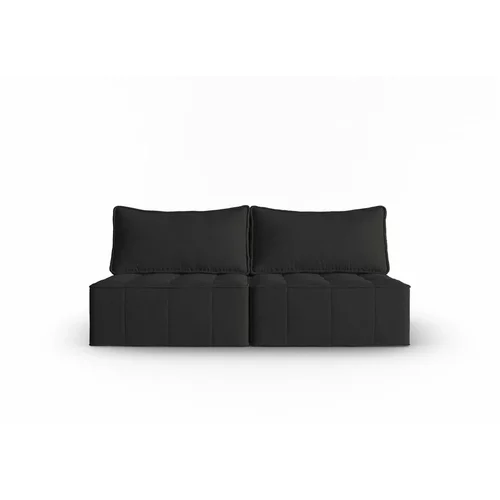 Micadoni Home Crna sofa 160 cm Mike –
