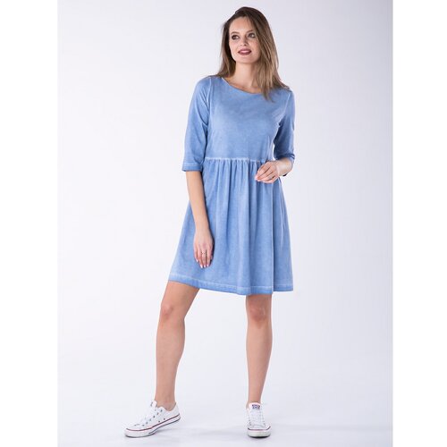 Look Made With Love Ženska haljina 405F Plava Ljetna plava | bijela | svijetlo plavo Slike