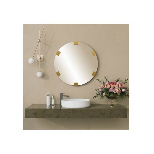 HANAH HOME ogledalo chakra mirror gold Slike