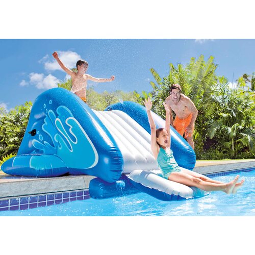 Intex vodeni tobogan na napuhavanje Kool Splash plavi Slike