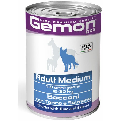 Monge dog gemon konzerva tuna&losos 415g Slike