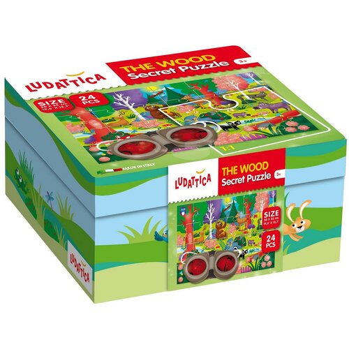 Lisciani Puzzle Ludattica tajne &amp;Scaron;uma, 24 dijelova Slike