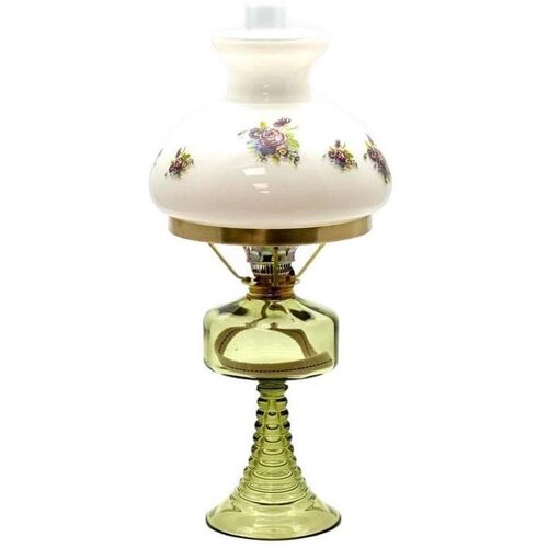  Petrolejska lampa PETRA 42 cm &scaron;umsko zelena Cene