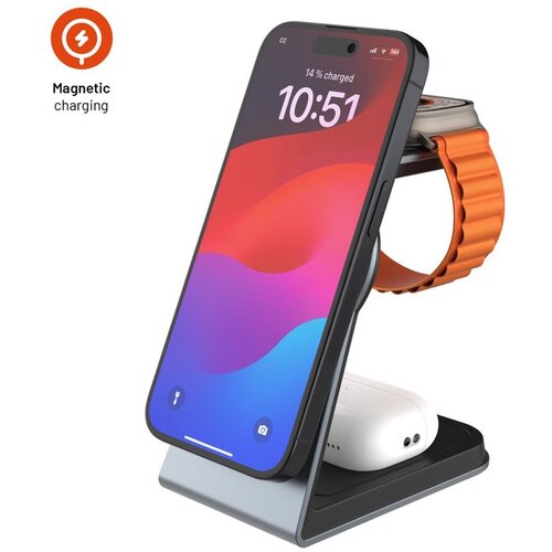  FIXED MagPowerstation Alu, space gray Slike