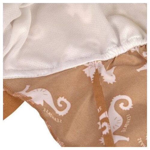 L&amp;auml;ssig Kapa sa za&amp;scaron;titom za vrat Flap Hat Whale caramel, 03-06 mj. Slike