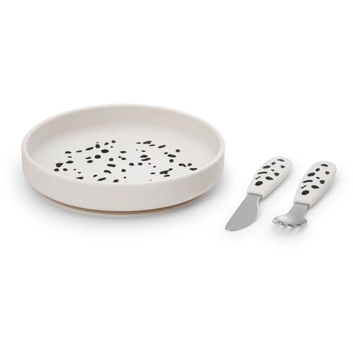 Elodie Details dalmatian dots silikonski set za jeloDalmatian Dots Silikonski Set Za Jelo Cene