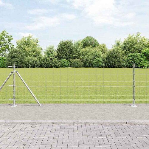 VidaXL poljski ograjni sistem 0.8x50 m pocinkano jeklo Slike