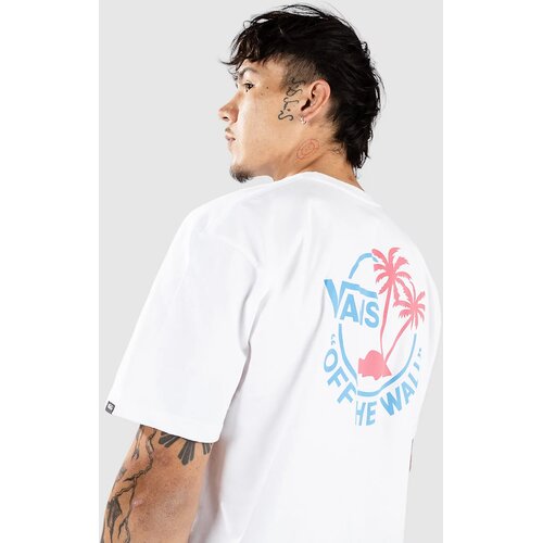 Vans Classic Mini Dual Palm T-shirt white / malibu blue Slike