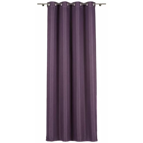 Mendola Fabrics Temno vijolična zavesa 140x260 cm Avalon –