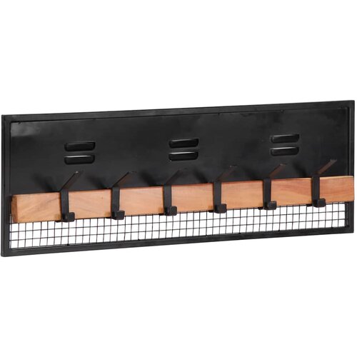 vidaXL Zidna vješalica za kapute 90x11x30 cm Puno drvo Mango Cijene