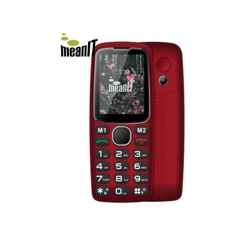 Telefon MOBILNI, 2.4" ZASLON, BT, SOS TIPKA, CRVENA Cijene