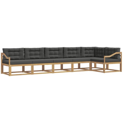 vidaXL Zunanja garnitura za sedenje 4 pcs Bela in antracit Poliester, (5000281554) Cene