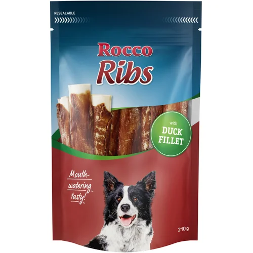 Rocco Ekonomično pakiranje Ribs - S pačjim prsima 12 x 210 g